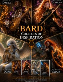 bard character sheet main product image