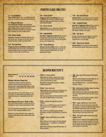 fighter-ability-sheet